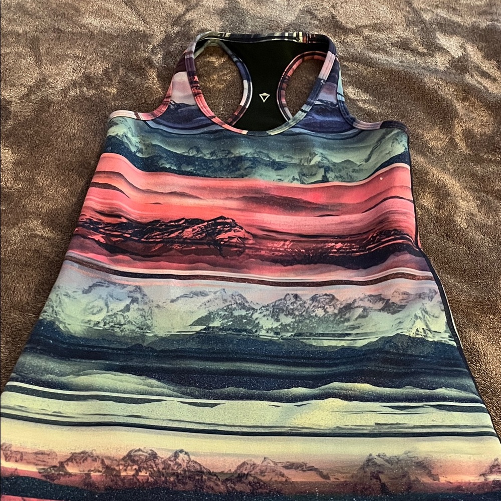 Colorful Striped Women's Tank Top